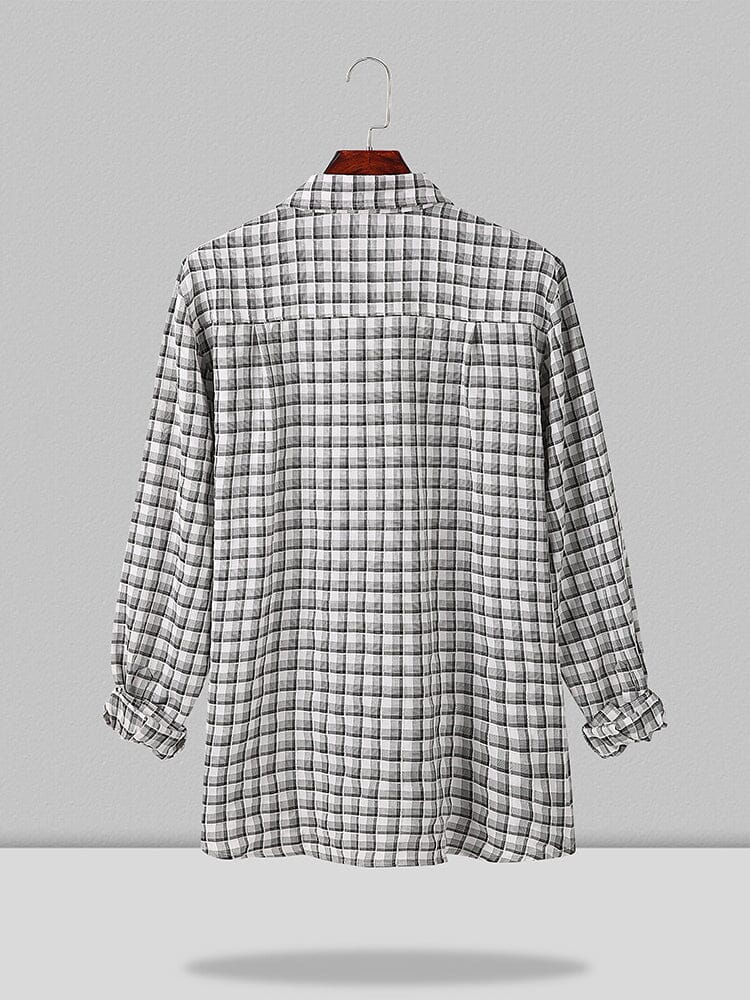 Plaid Cotton Shirt - Image 9