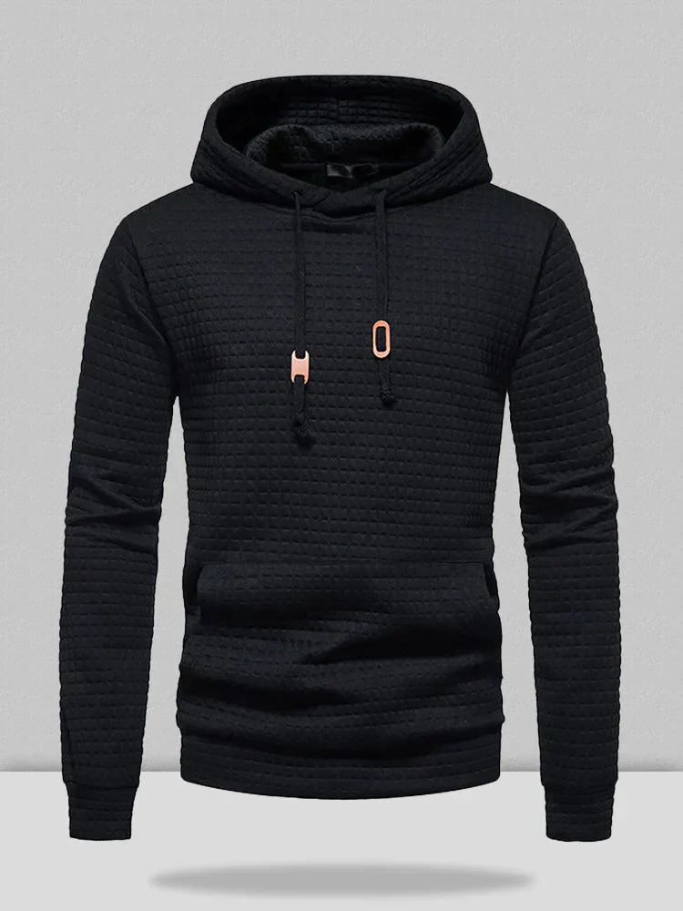 Coofandy pullover jacquard hoodie - Image 4