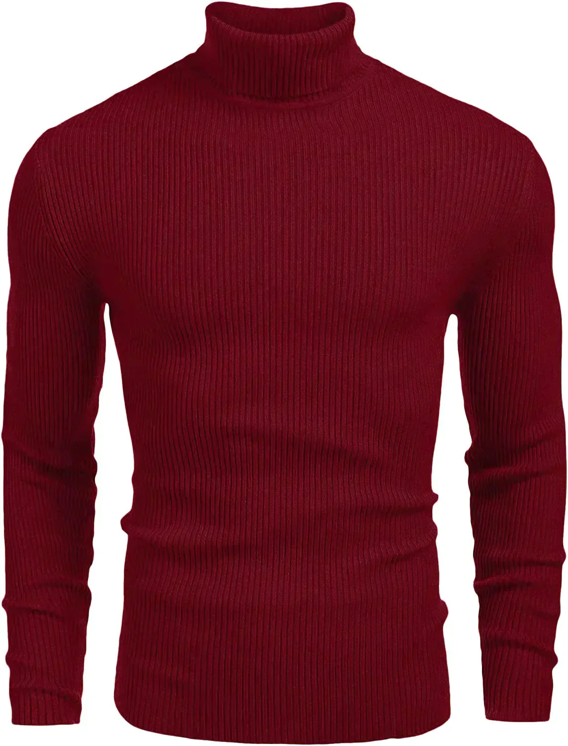 Ribbed Slim Fit Knitted Pullover Turtleneck Sweater (US Only) - Image 10