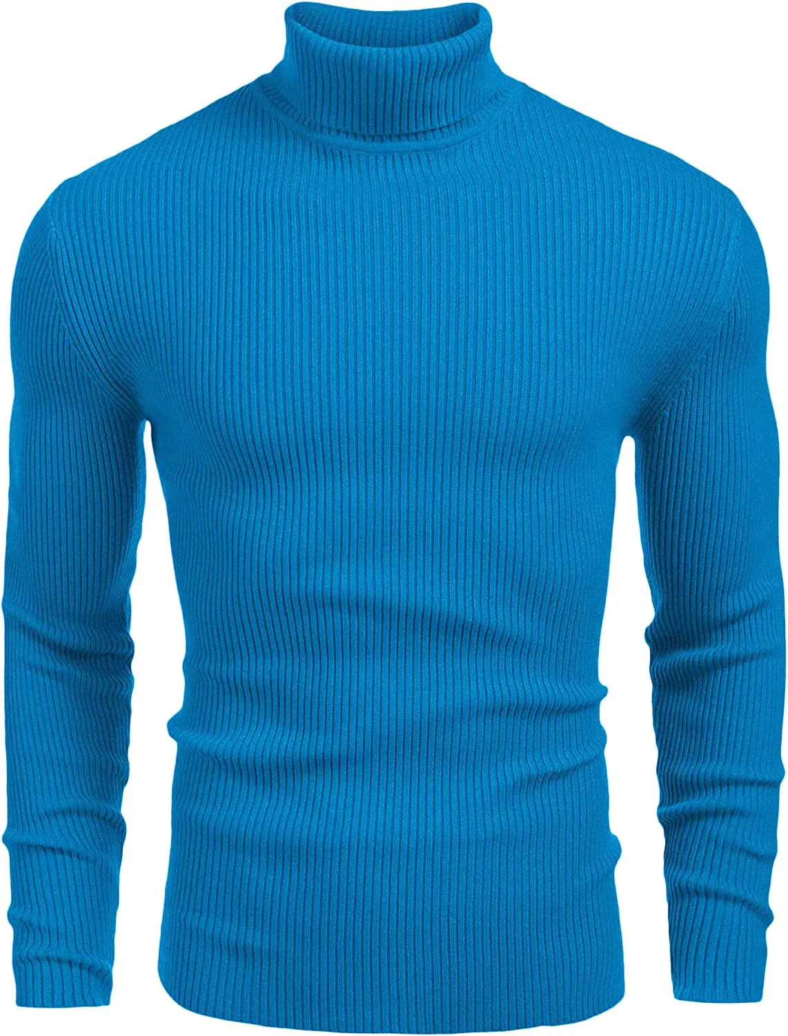Ribbed Slim Fit Knitted Pullover Turtleneck Sweater (US Only) - Image 12