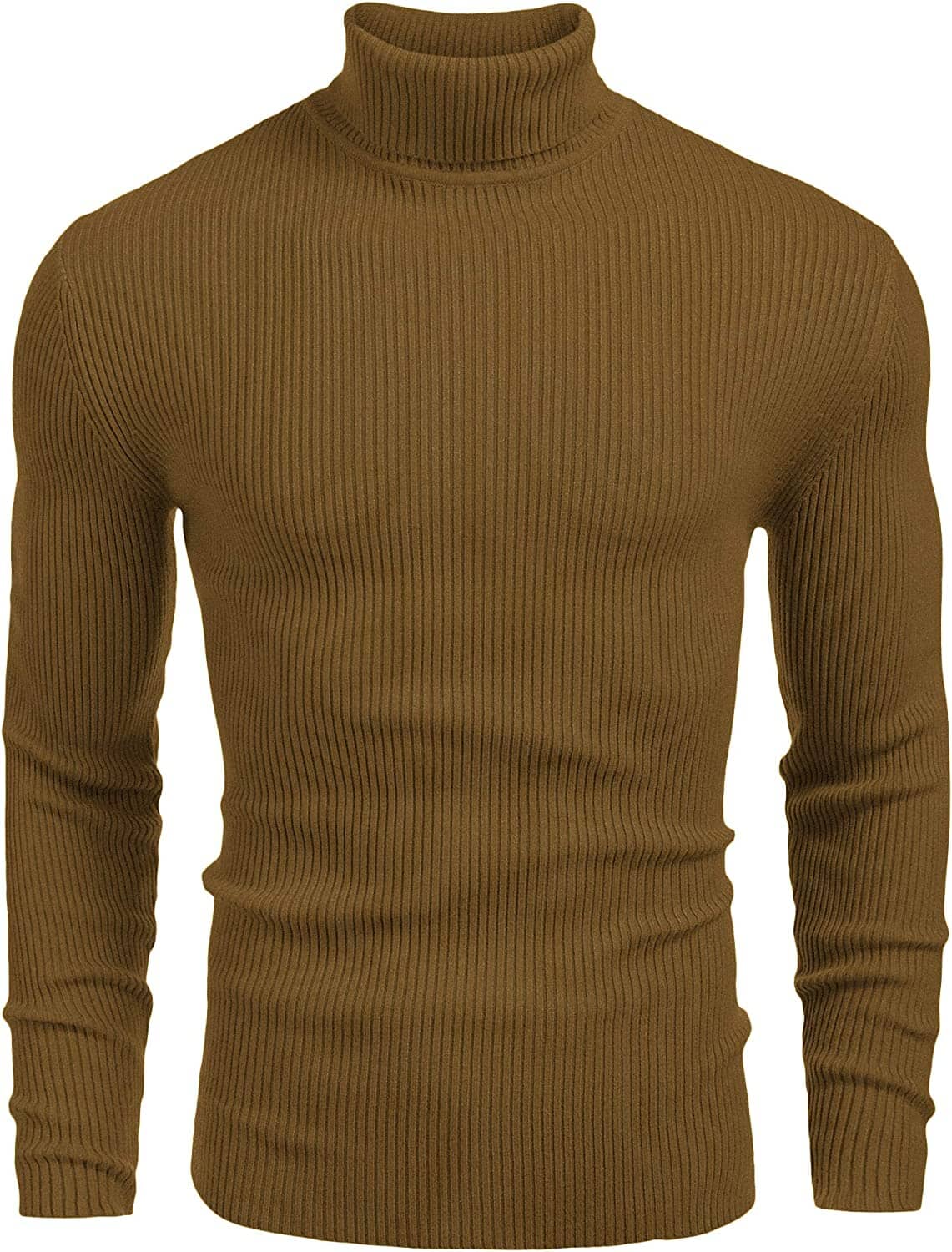 Ribbed Slim Fit Knitted Pullover Turtleneck Sweater (US Only) - Image 15