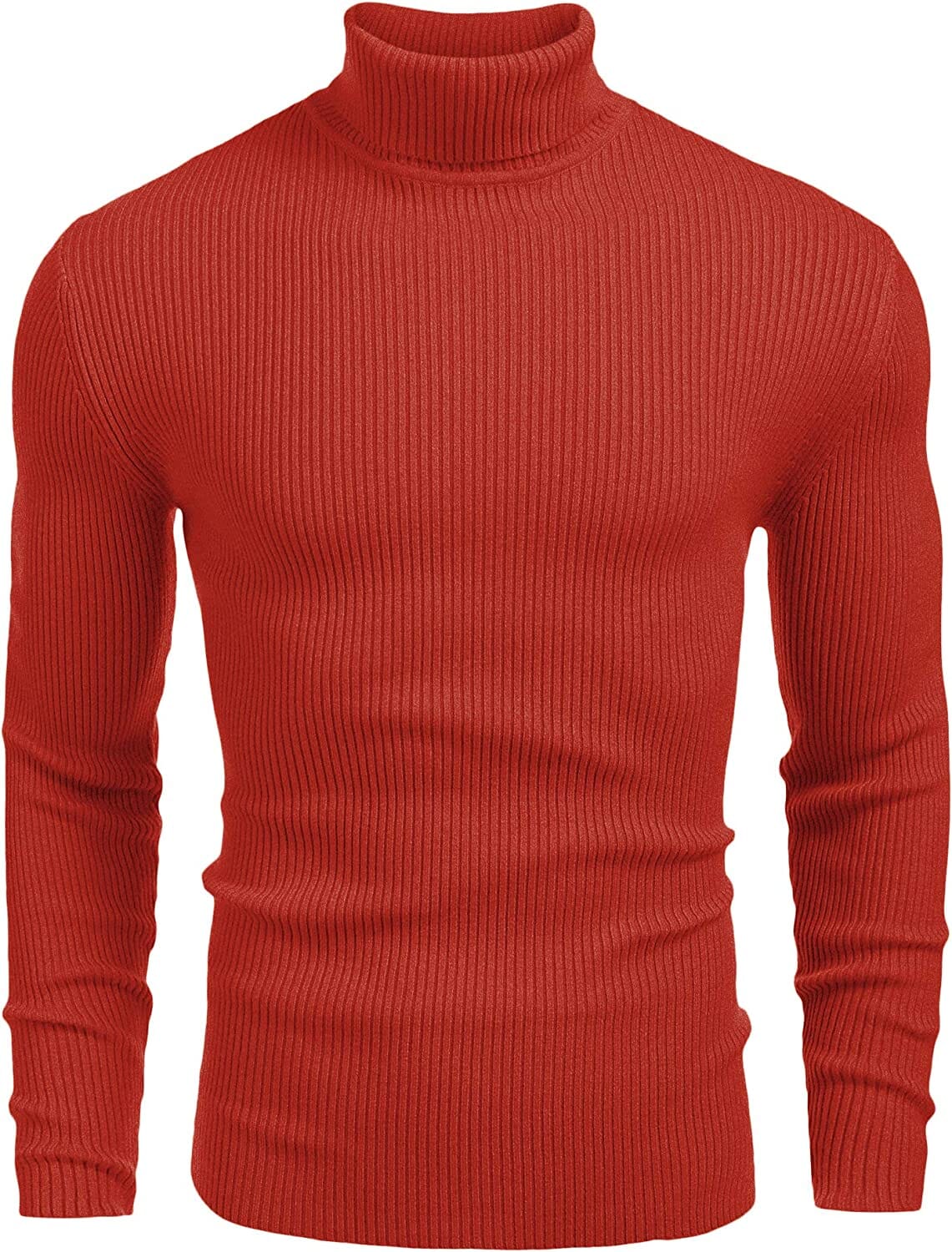 Ribbed Slim Fit Knitted Pullover Turtleneck Sweater (US Only) - Image 7
