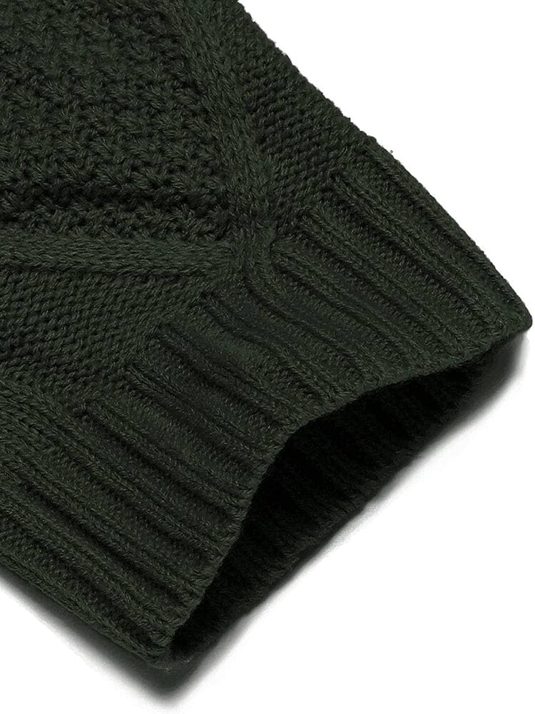 Shawl Collar Button Down Knitted Sweater with Pockets (US Only) - Image 16