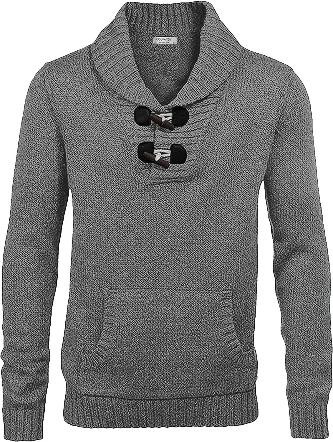 Shawl Collar Pullover Knit Sweaters with Pockets (US Only) - Image 10