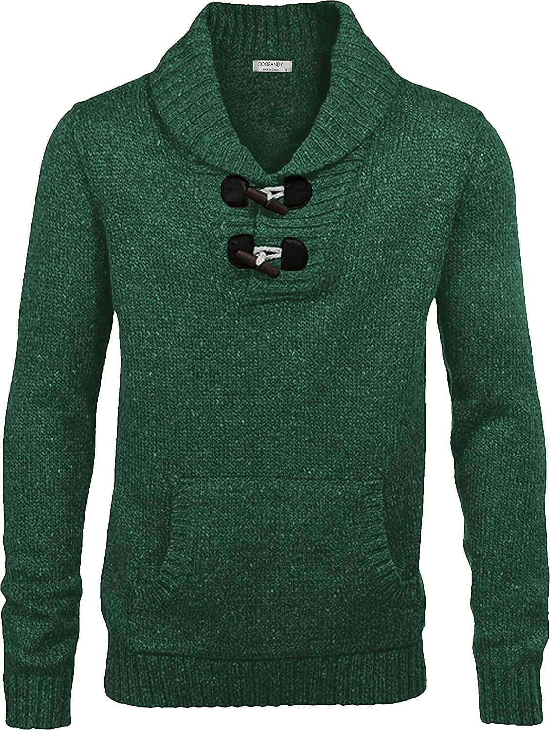 Shawl Collar Pullover Knit Sweaters with Pockets (US Only) - Image 2