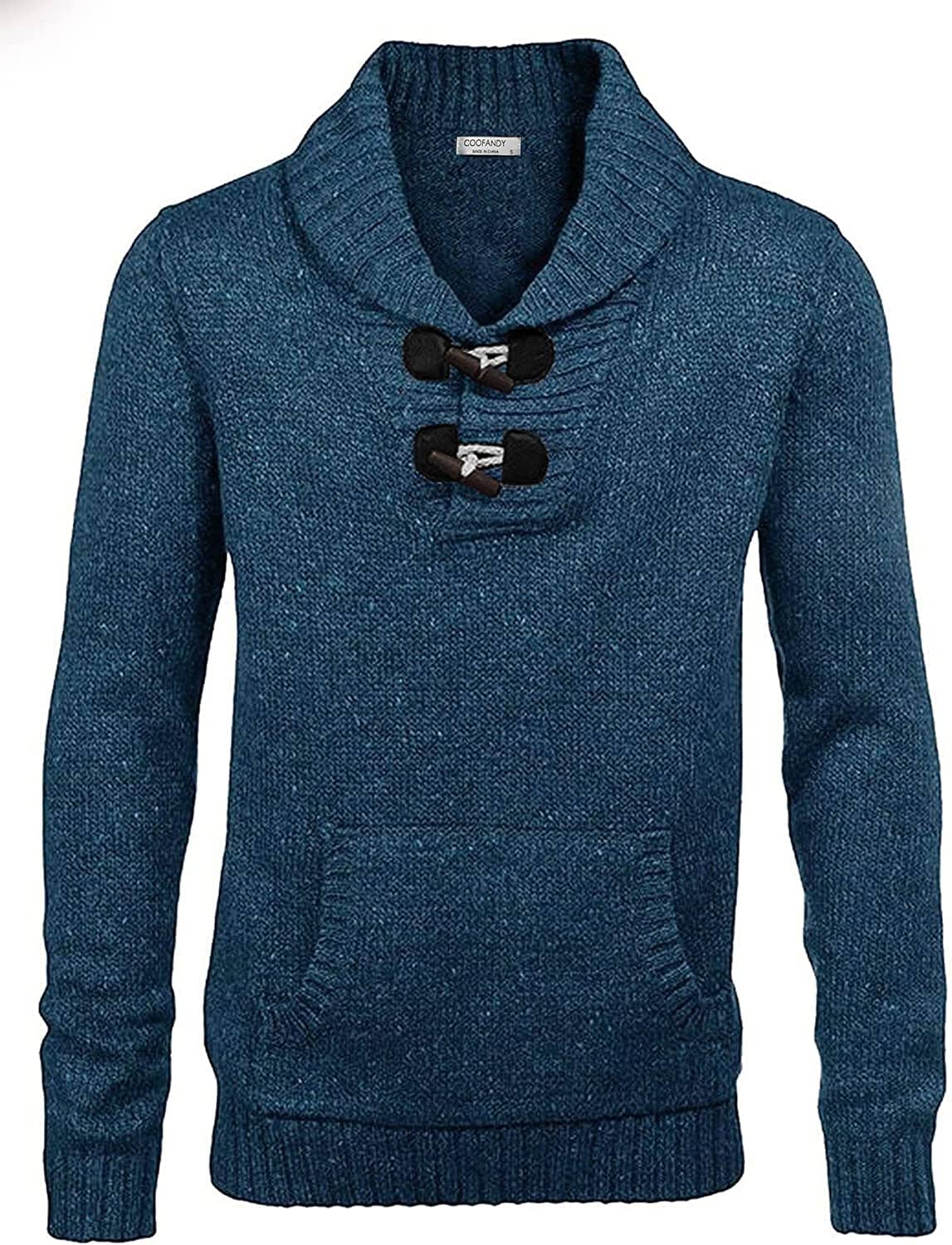 Shawl Collar Pullover Knit Sweaters with Pockets (US Only) - Image 6