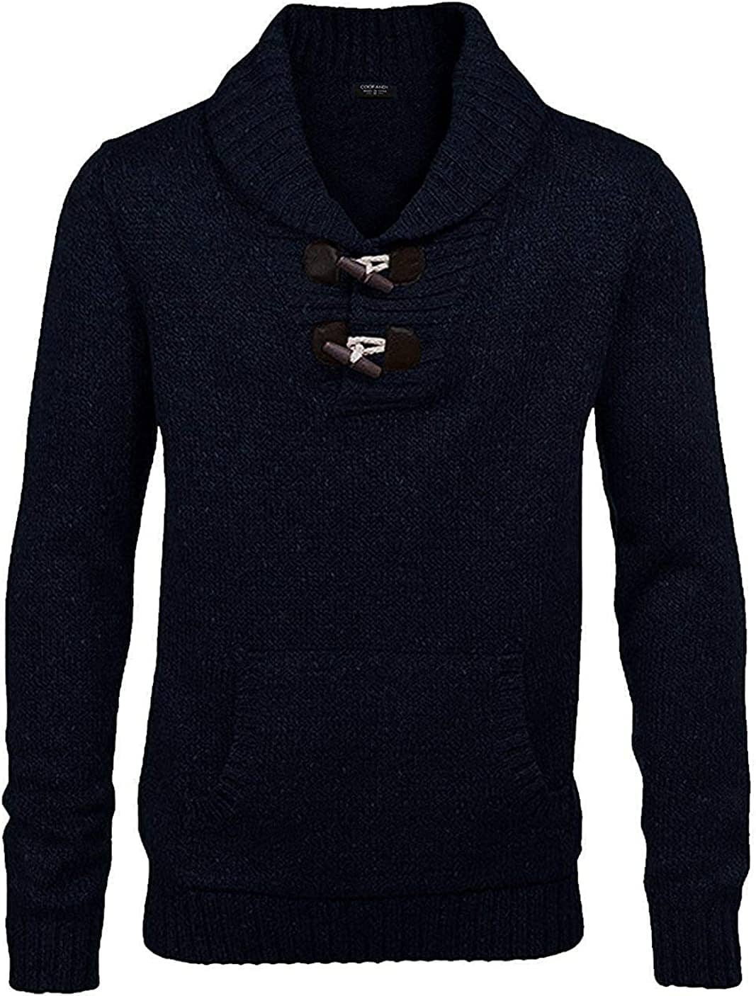 Shawl Collar Pullover Knit Sweaters with Pockets (US Only) - Image 7