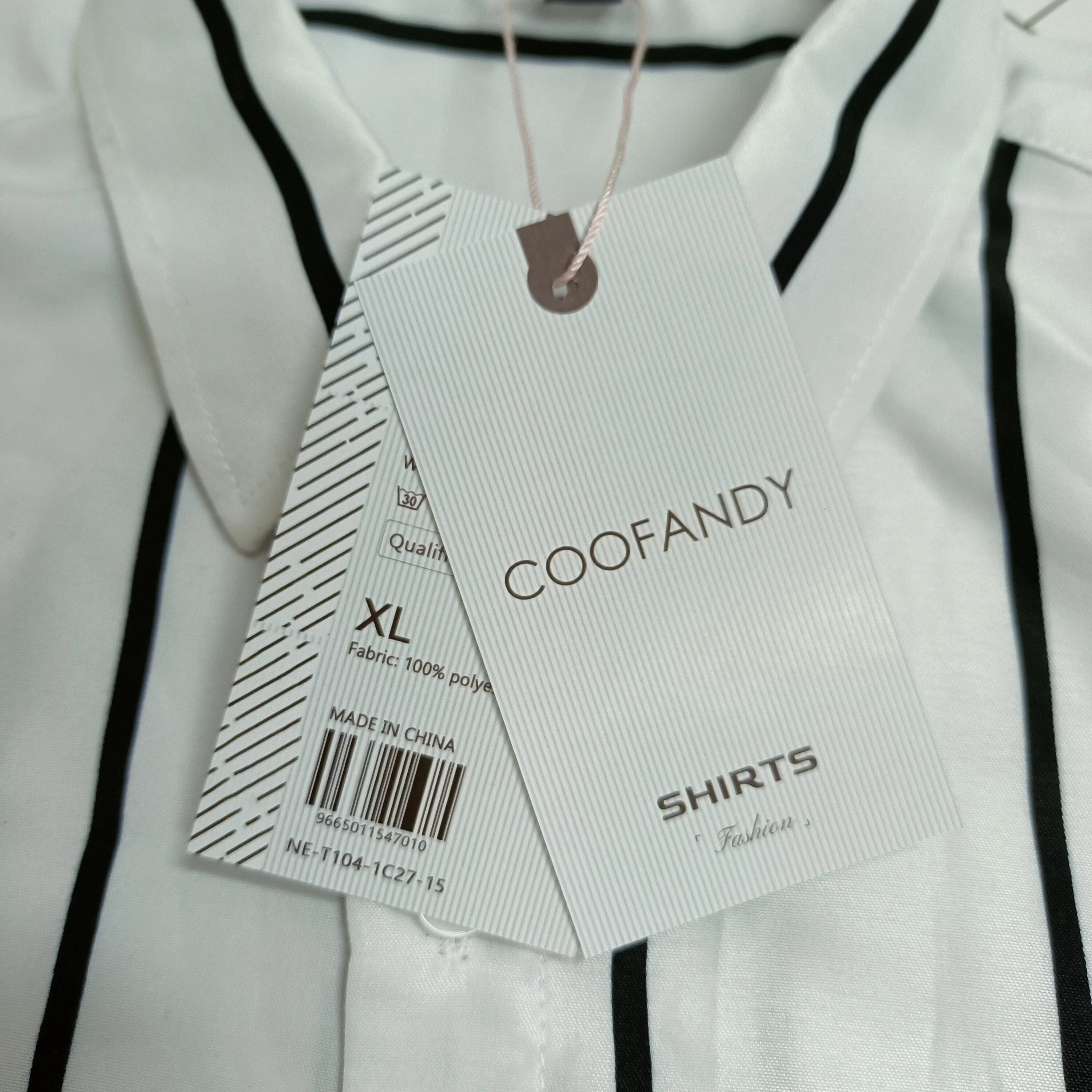 COOFANDY Simple Striped Shirt - Image 3