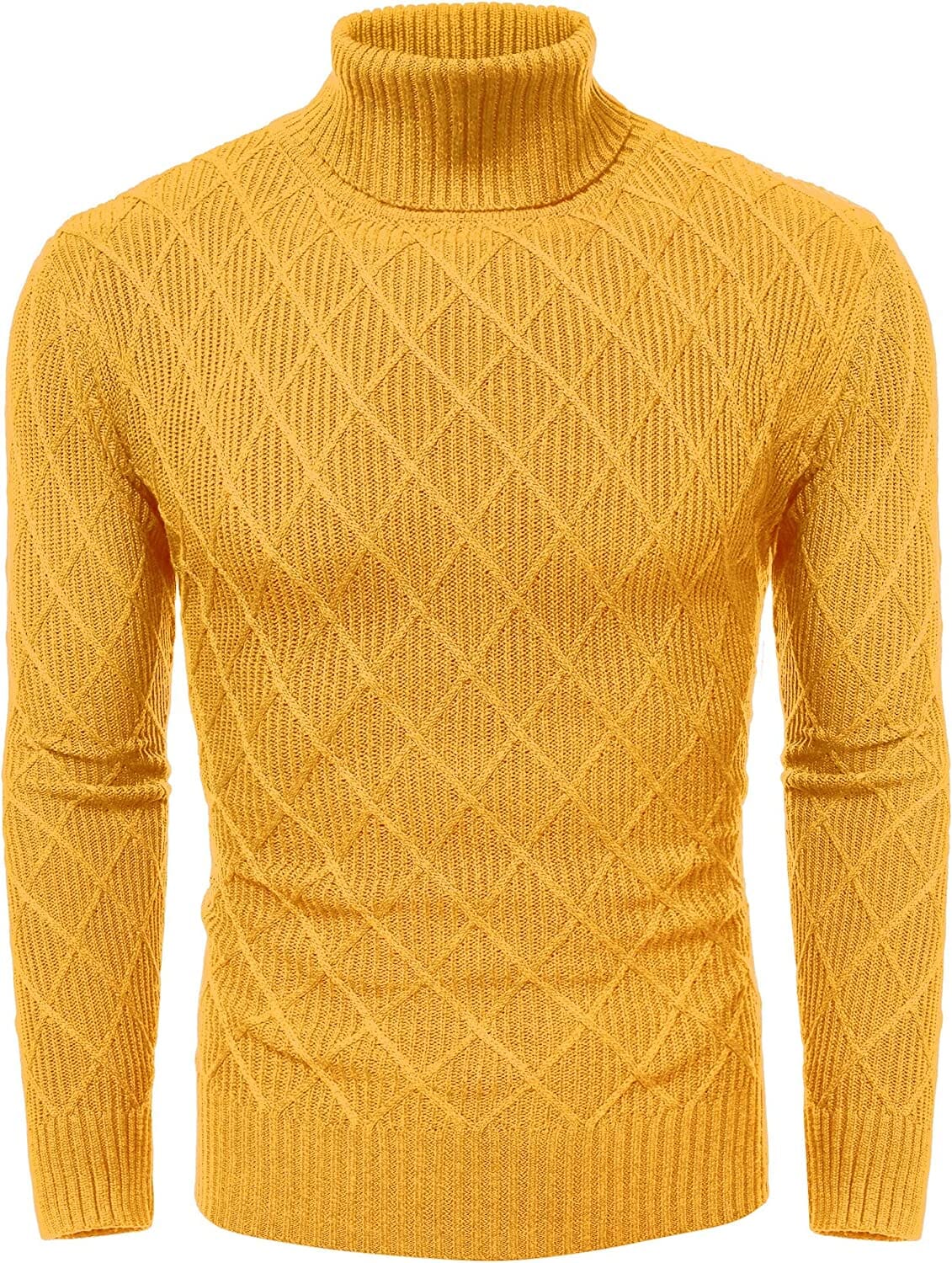 Slim Fit Thick Cotton Pullover Turtleneck Sweaters (US Only) - Image 4