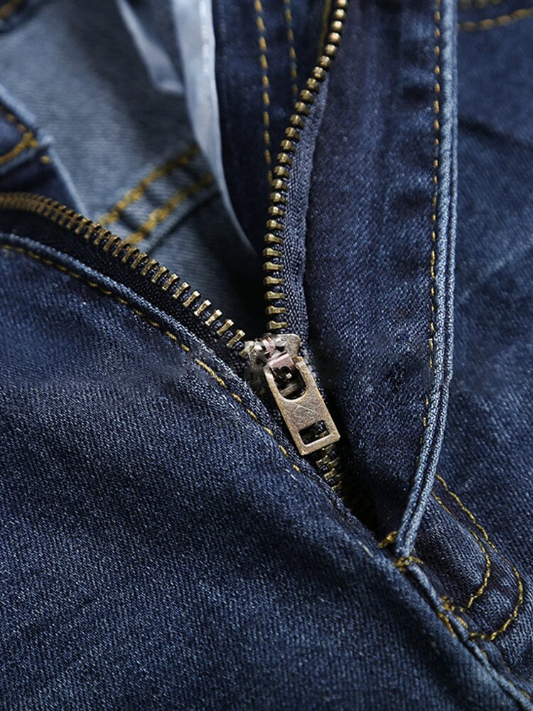 Slim Fit Torn Jeans - Image 10