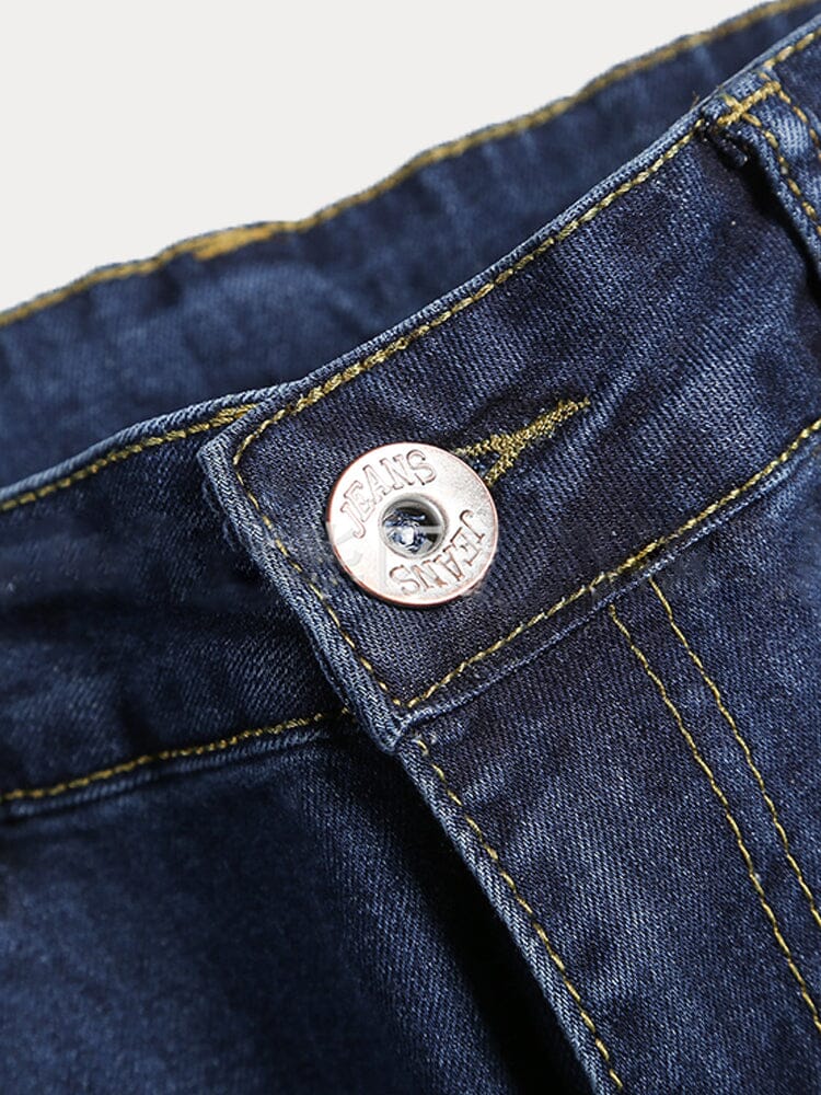 Slim Fit Torn Jeans - Image 9