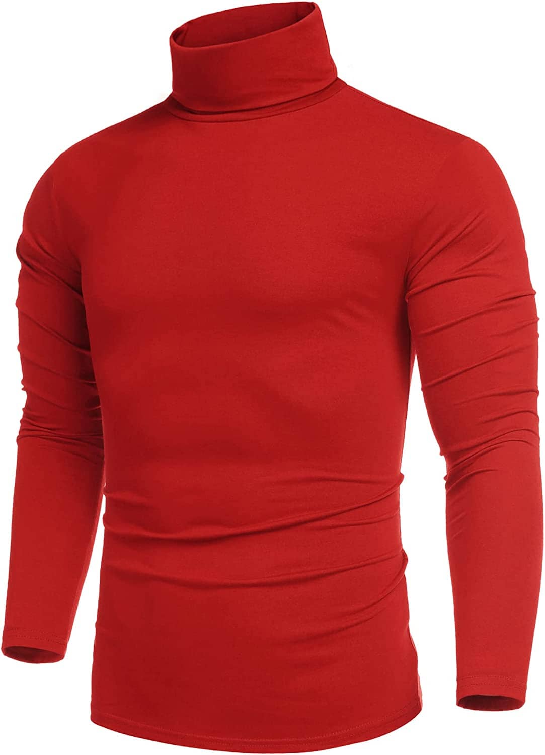 Slim Fit Turtleneck Basic Cotton Sweater (US Only) - Image 11