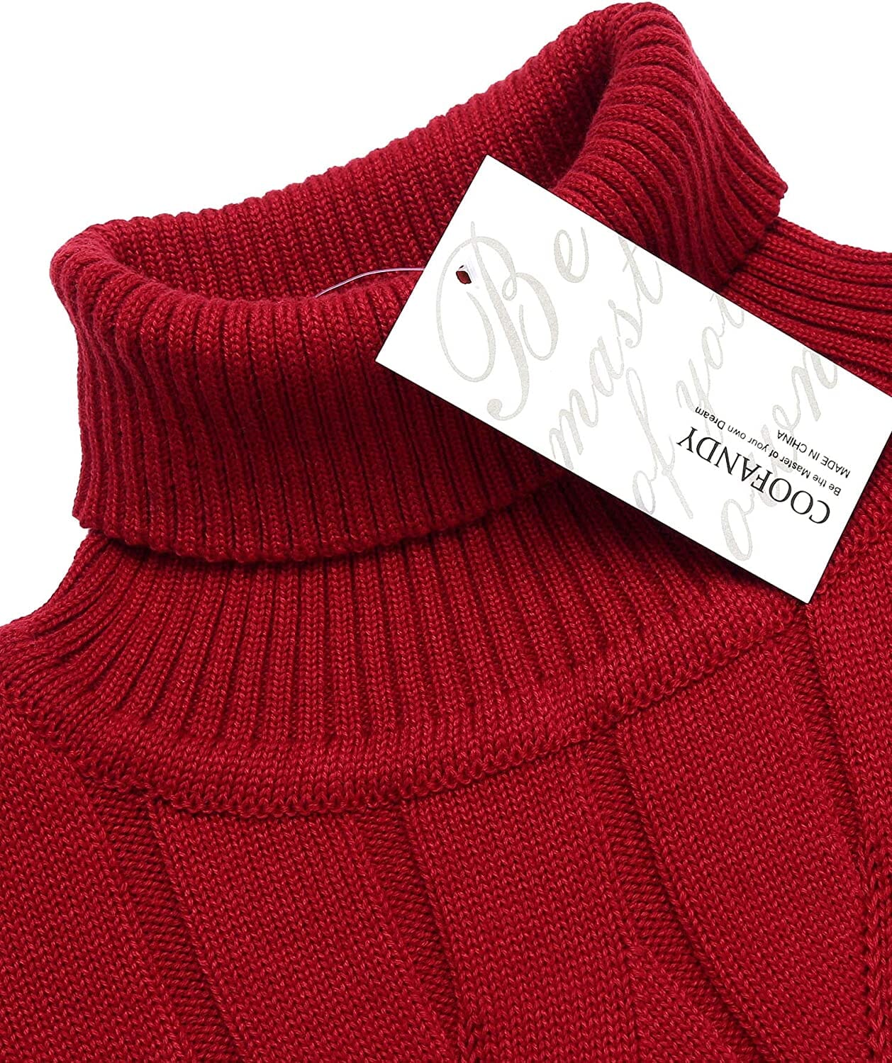 Slim Fit Turtleneck Knitted Pullover Sweaters (US Only) - Image 10