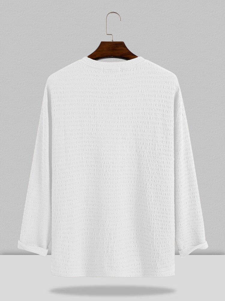 Small V-neck long-sleeved Shirt - Image 10