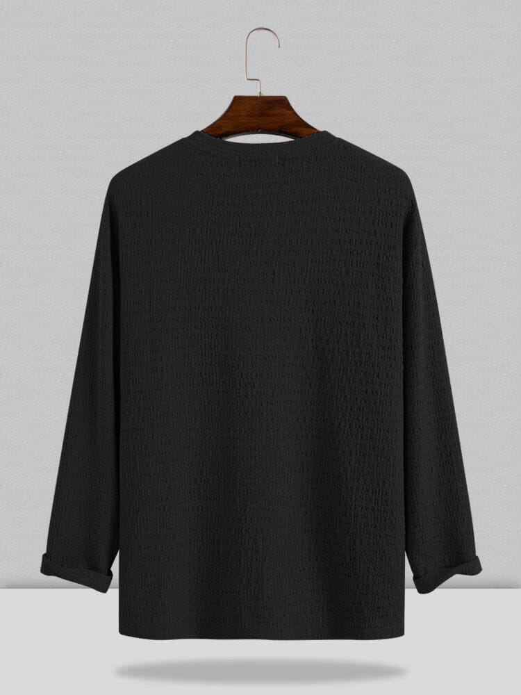 Small V-neck long-sleeved Shirt - Image 12