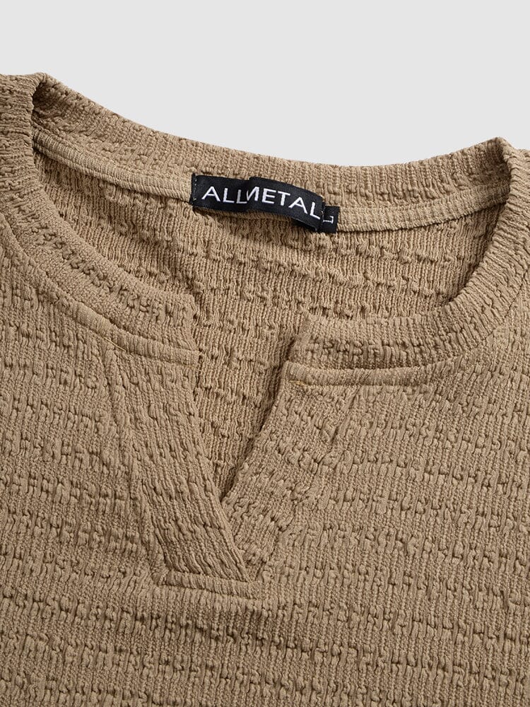 Small V-neck long-sleeved Shirt - Image 5