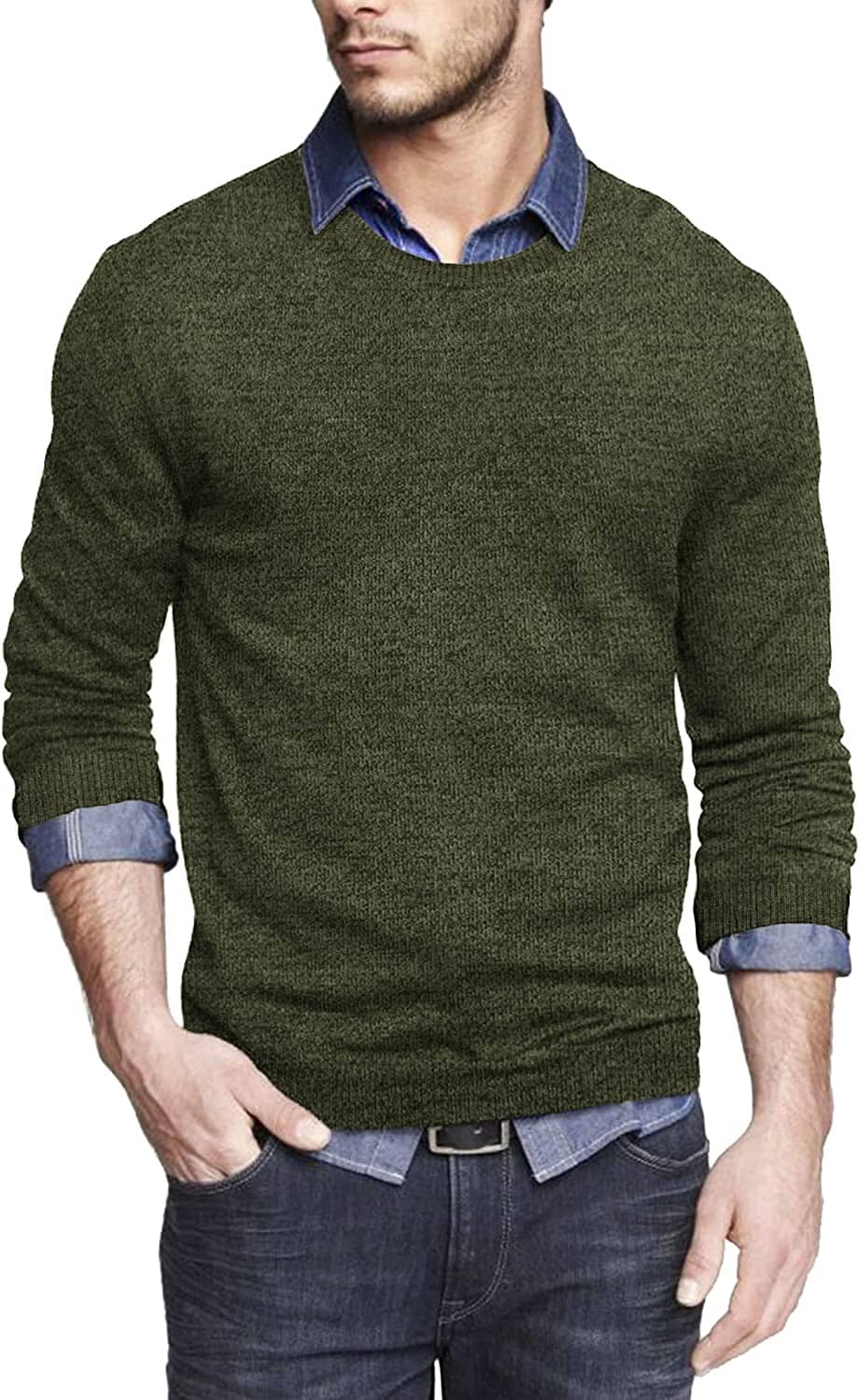 Solid Classic Crew Neck Sweater (US Only) - Image 9