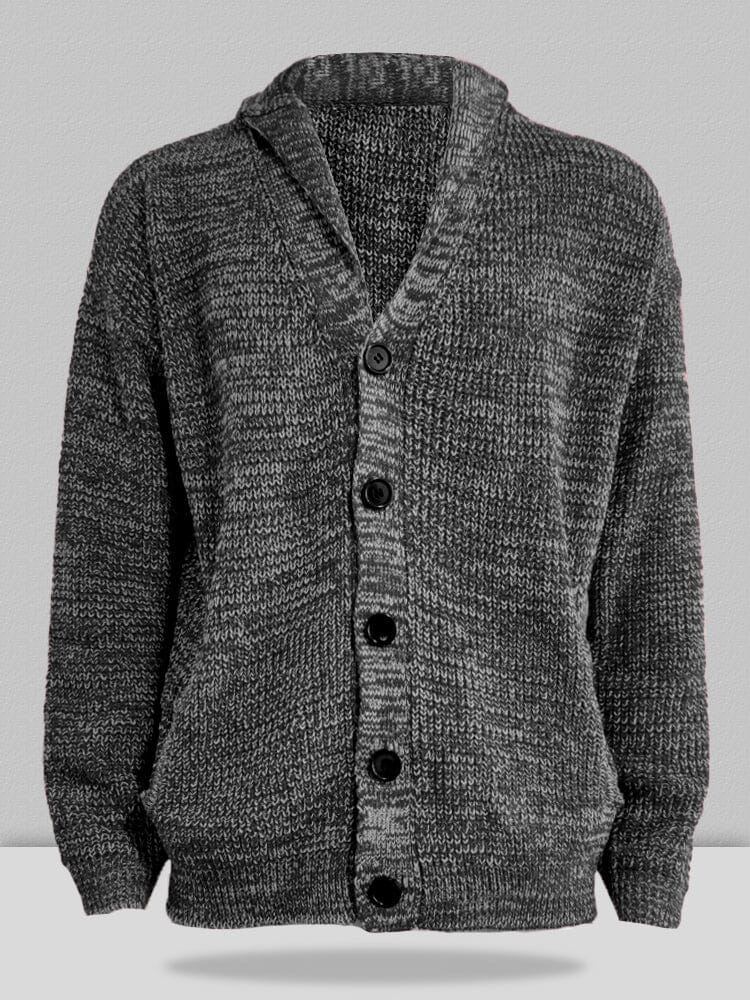 Coofandy Solid Color Long Sleeve Slim Fit Knit Sweater Jacket - Image 9