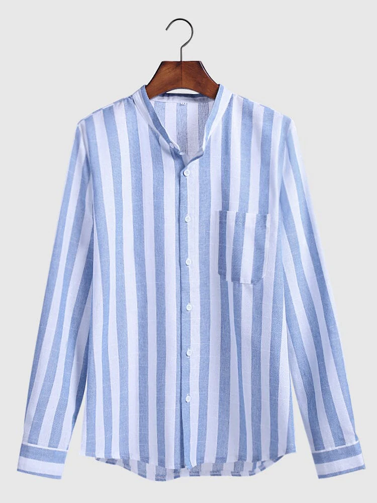 Striped Cotton Shirt 4 - Image 5