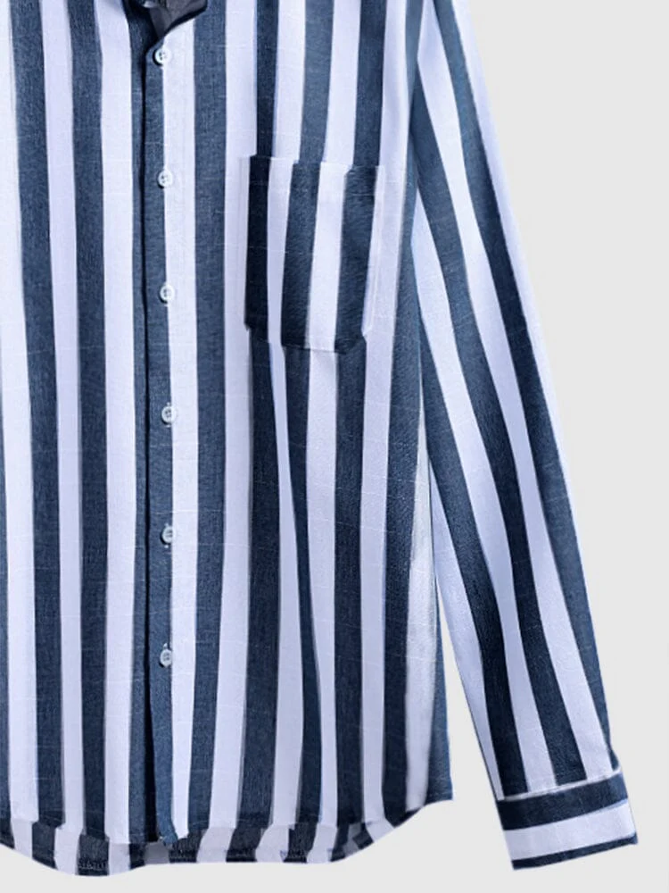 Striped Cotton Shirt 4 - Image 8