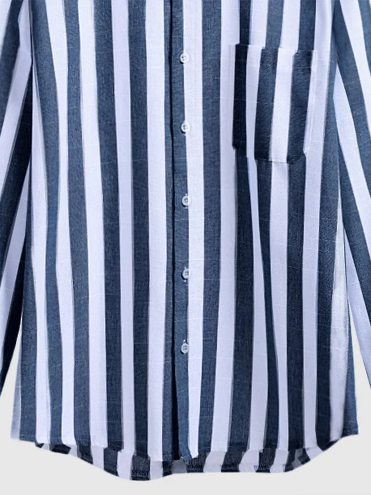 Striped Cotton Shirt 4 - Image 9