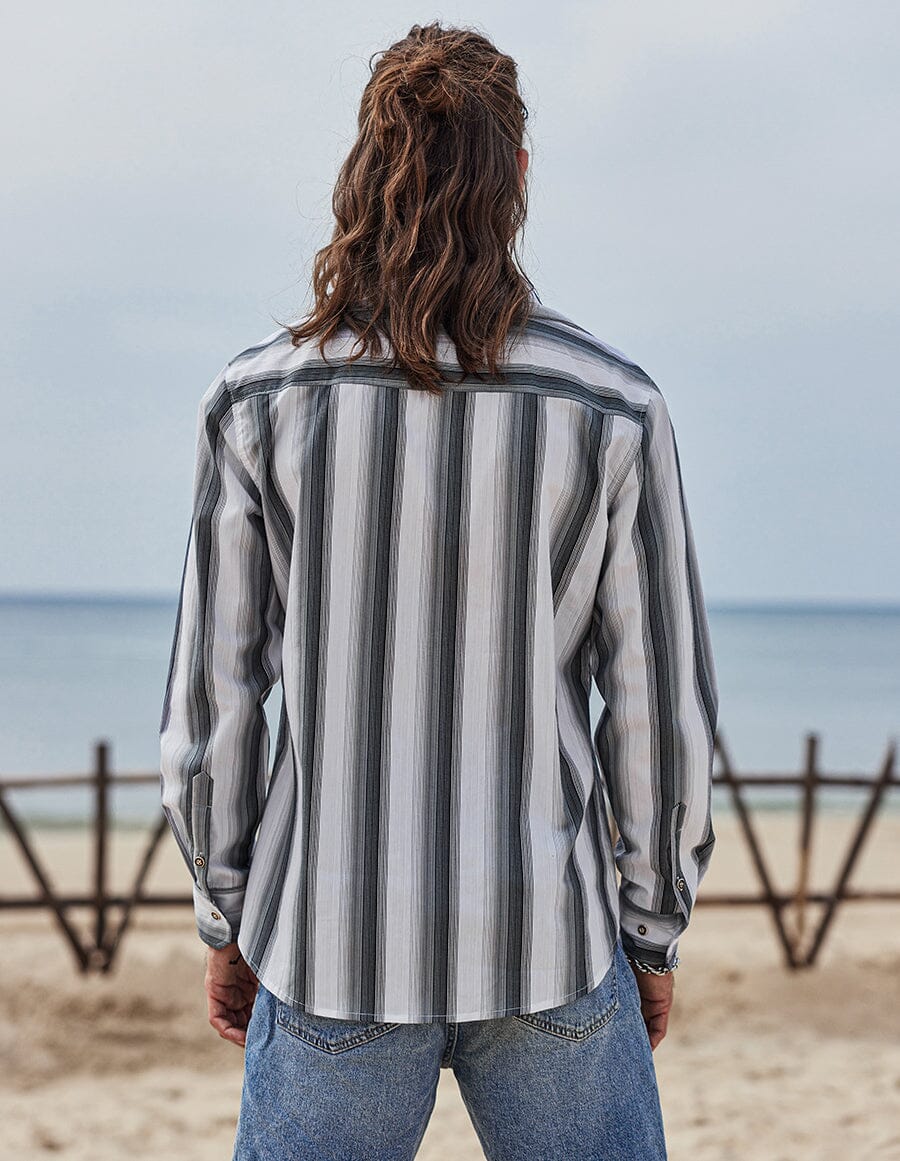 Striped Pattern Shirt - Image 3