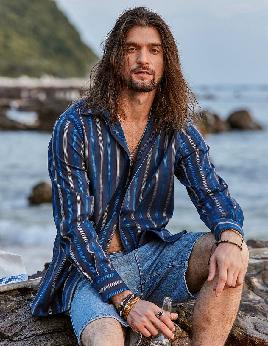 Striped Texture Shirt - Image 4