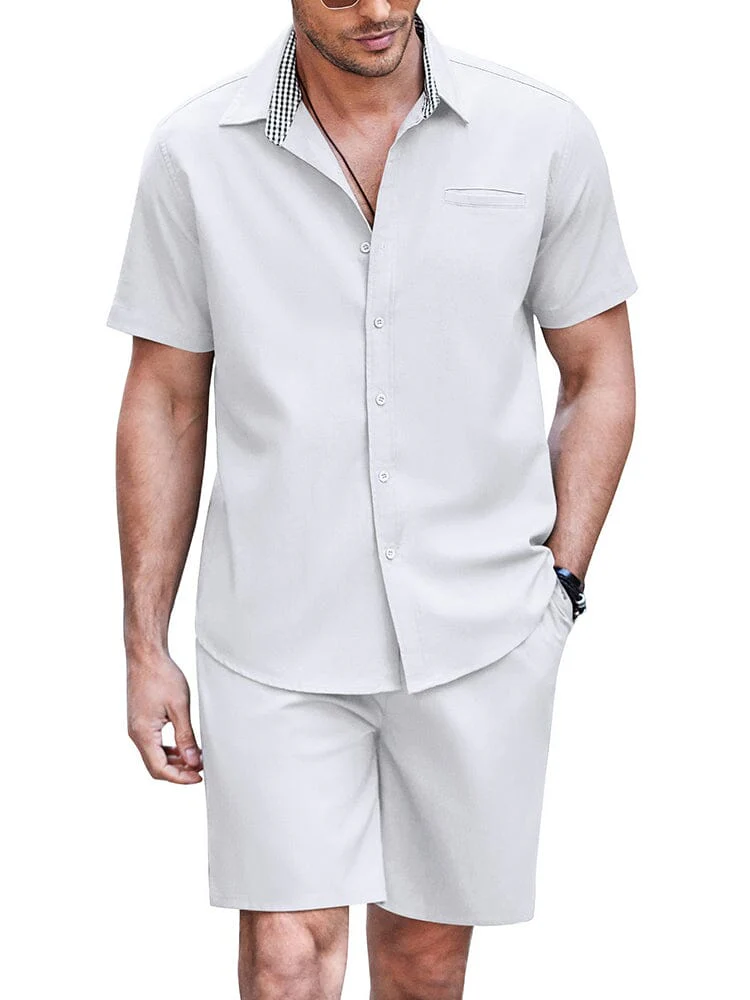 Stylish 2-Piece Beach Linen Set with Pockets (US Only) - Image 6