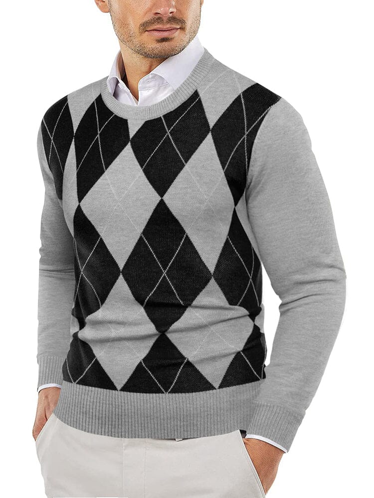 Trendy Crew Neck Pullover Knitted Sweater (US Only) - Image 9