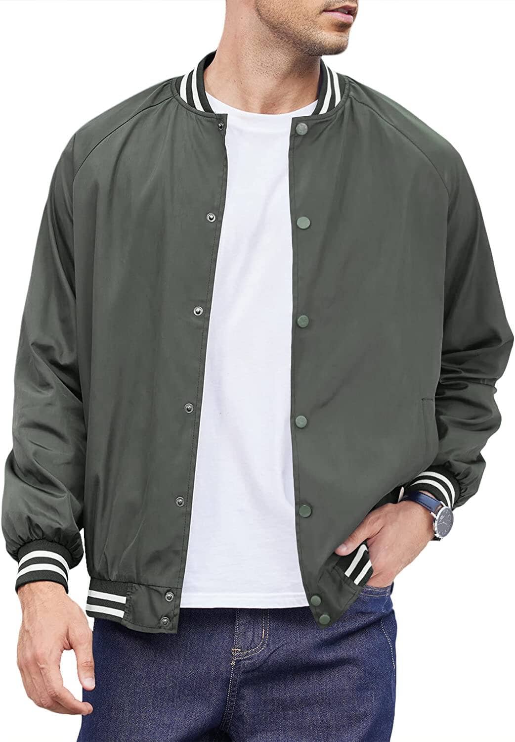 Varsity Lightweight Baseball Bomber Jackets (US Only) - Image 7