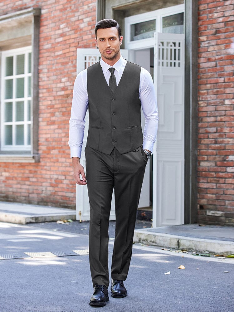 Wedding Formal Prom 3 Piece Slim Fit Tuxedo Suit Set (US Only) - Image 8