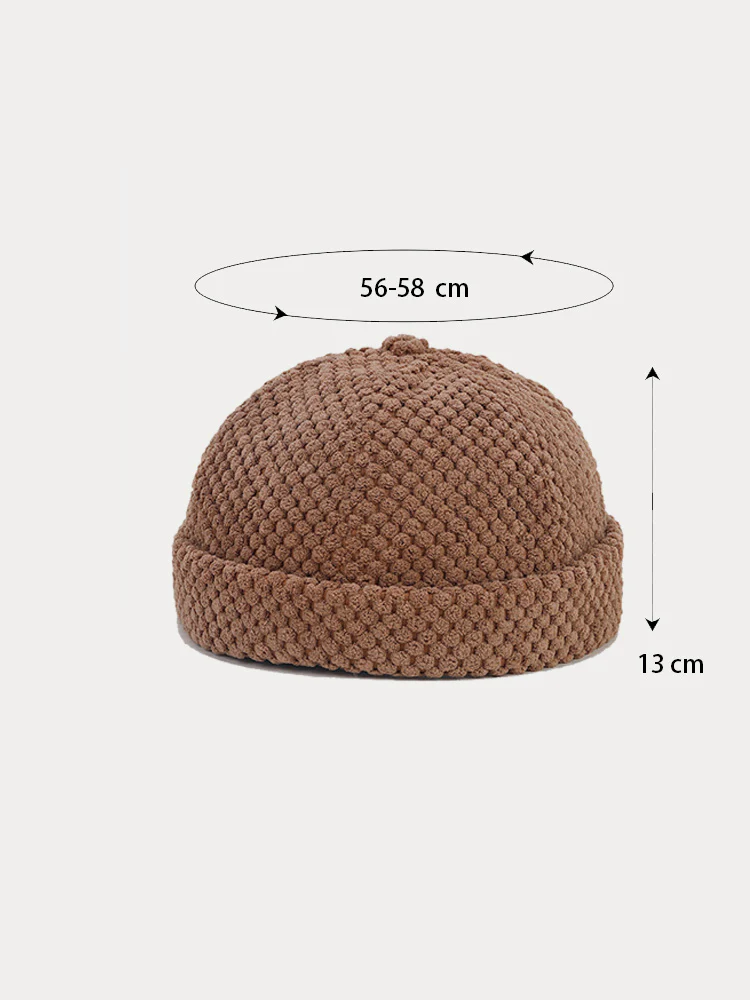 Corduroy Brimless Beanie Cap - Image 12