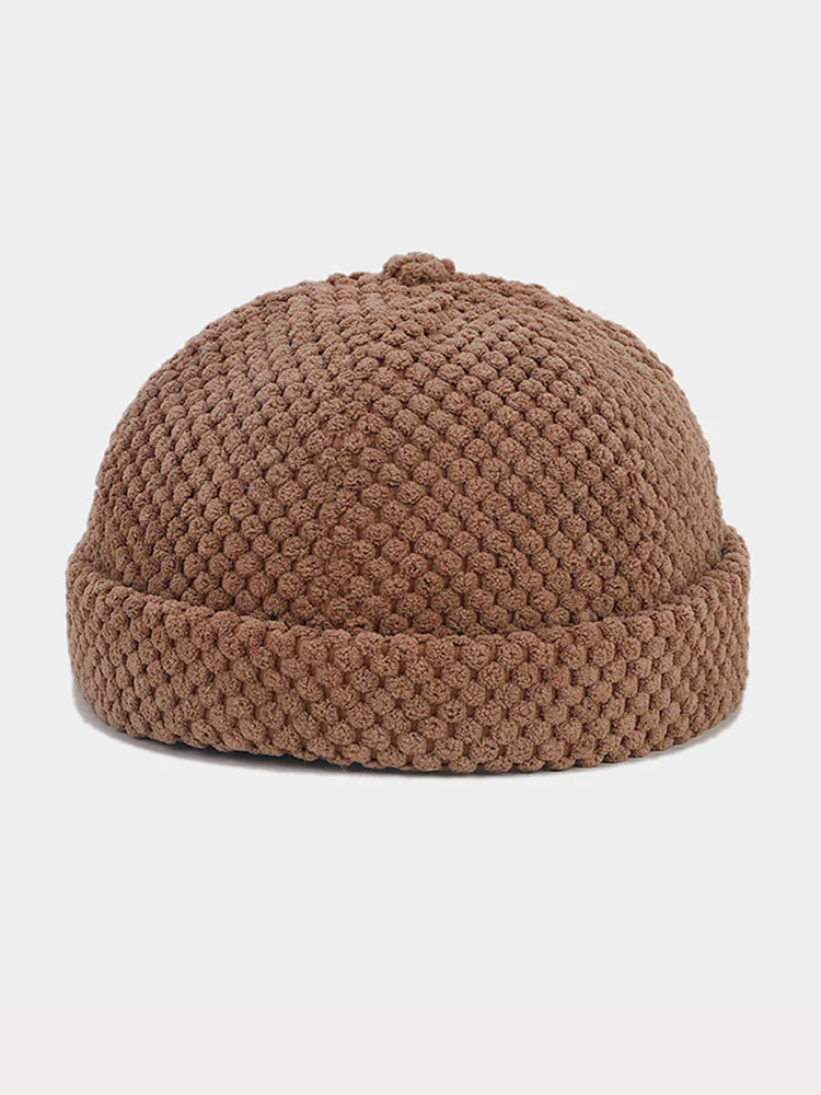Corduroy Brimless Beanie Cap - Image 2