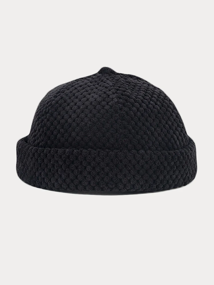 Corduroy Brimless Beanie Cap - Image 4