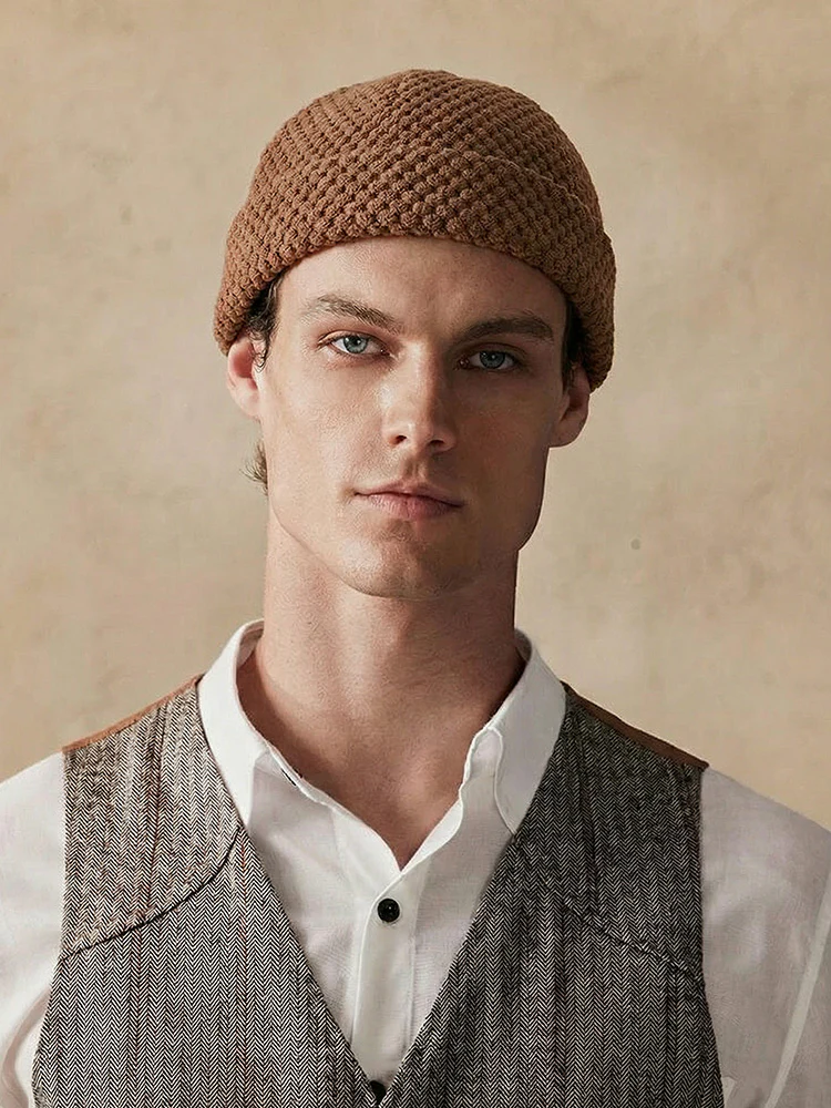 Corduroy Brimless Beanie Cap - Image 5