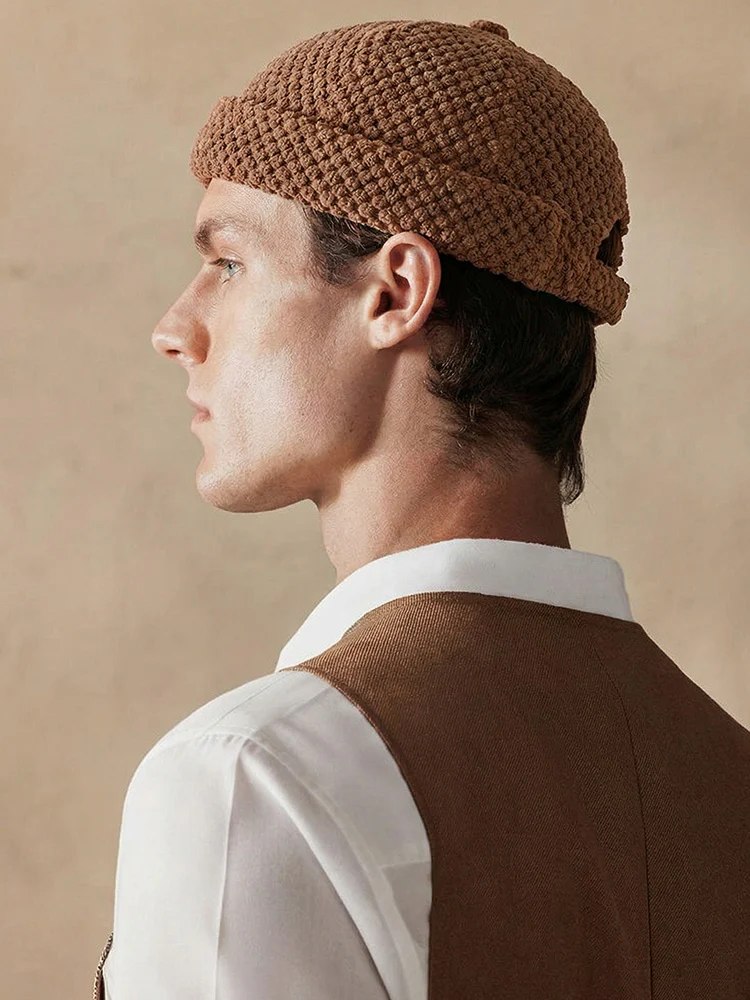 Corduroy Brimless Beanie Cap - Image 7