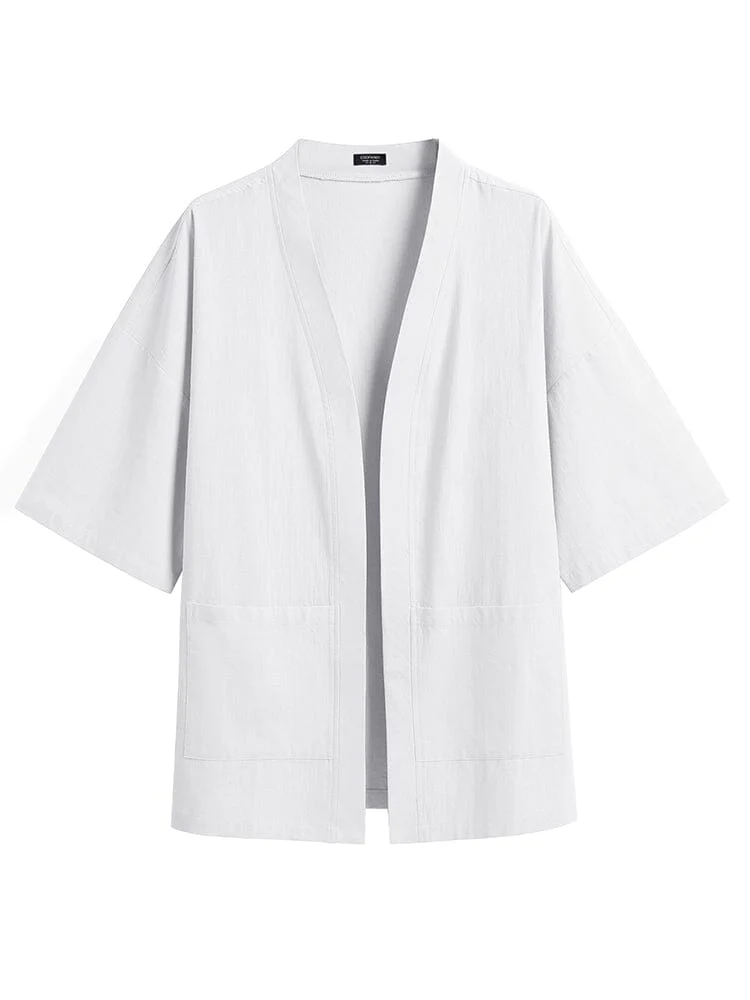 Cotton Linen Kimono Shirt (US Only) - Image 10