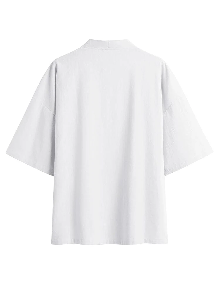 Cotton Linen Kimono Shirt (US Only) - Image 11