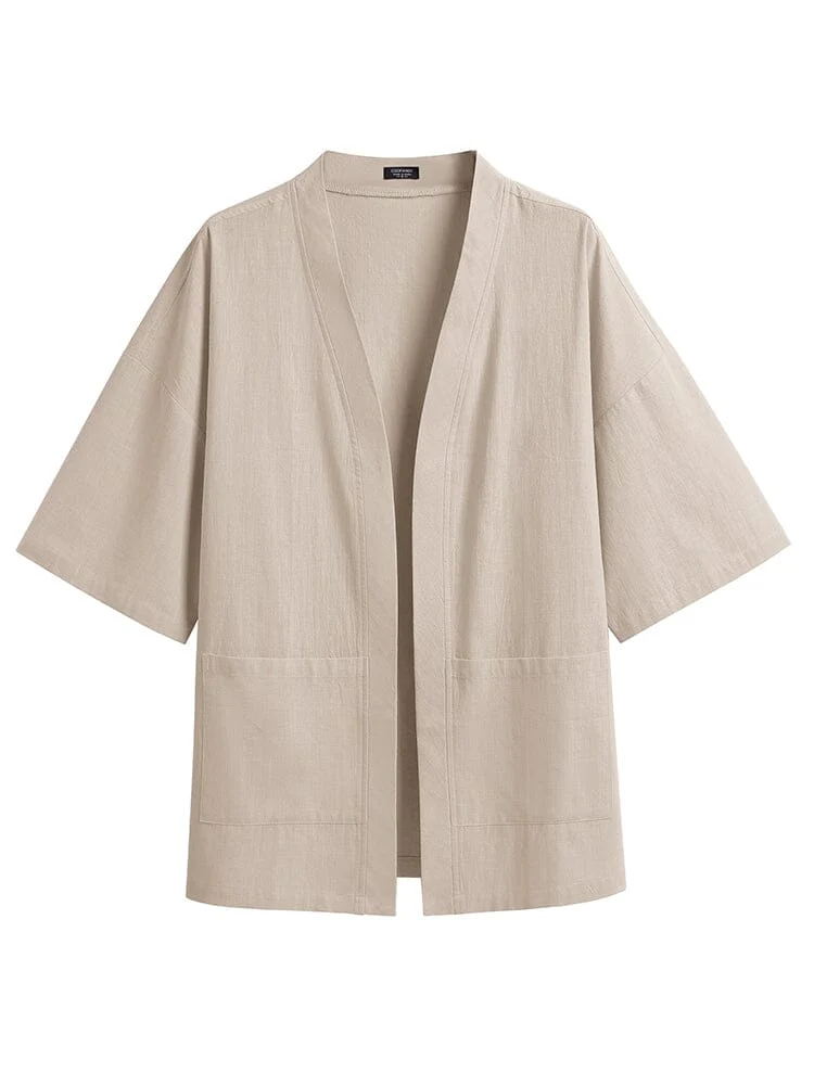Cotton Linen Kimono Shirt (US Only) - Image 12