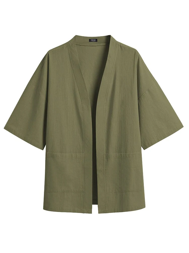 Cotton Linen Kimono Shirt (US Only) - Image 14