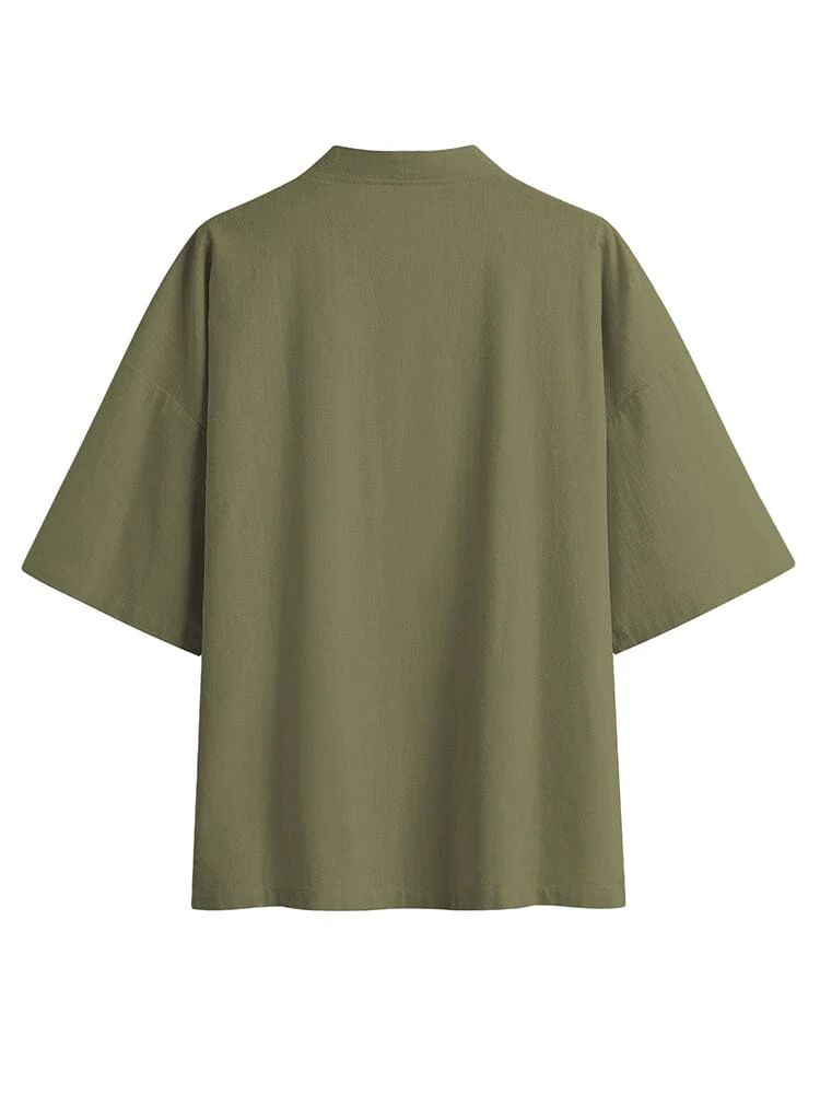 Cotton Linen Kimono Shirt (US Only) - Image 15