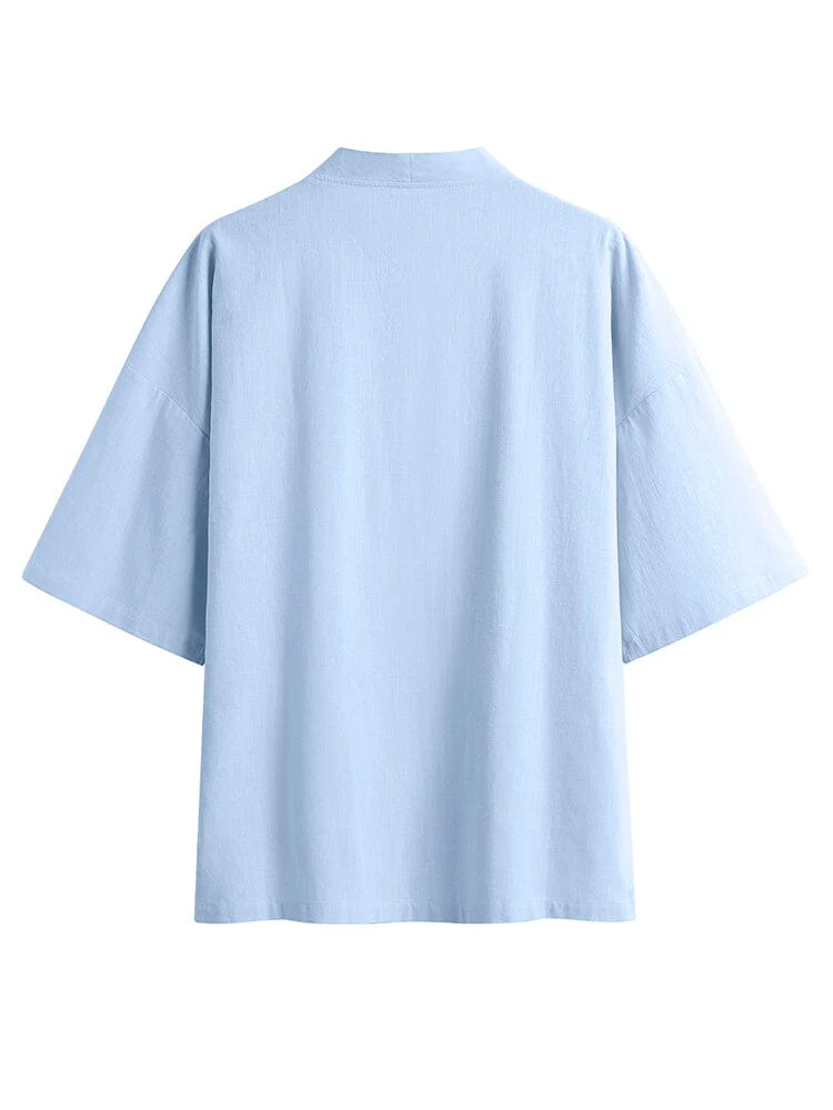 Cotton Linen Kimono Shirt (US Only) - Image 17