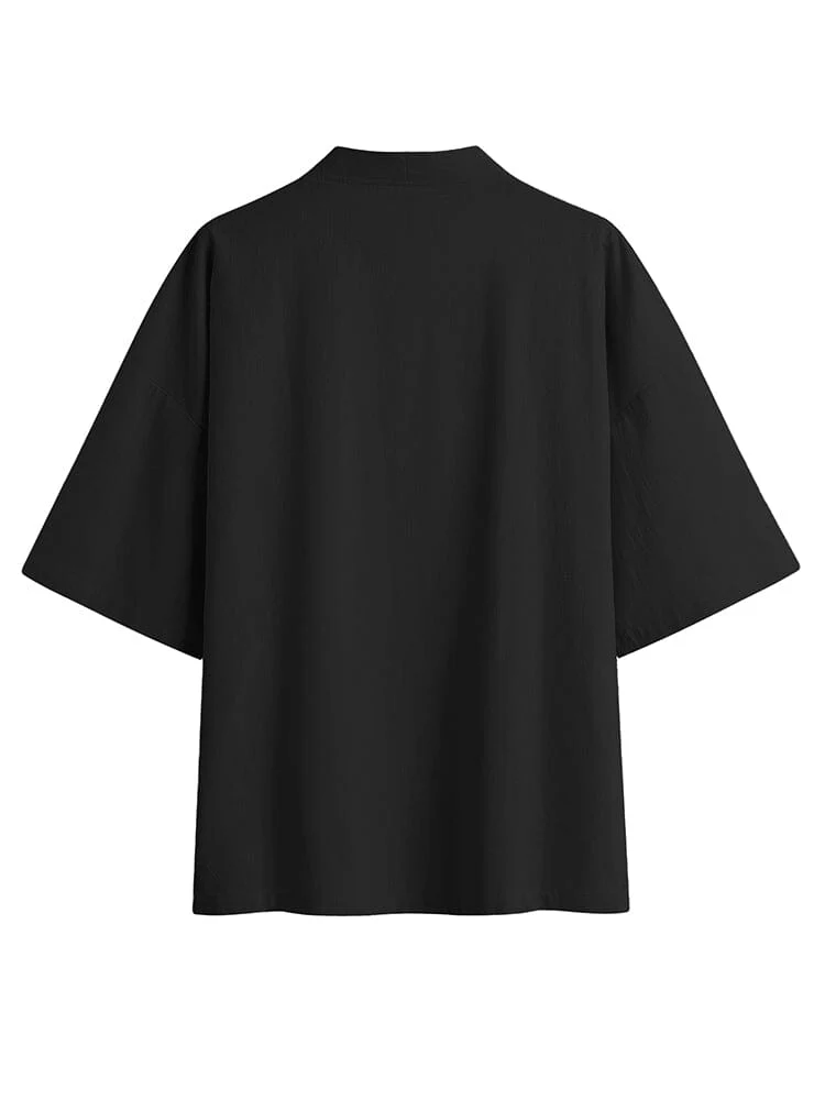Cotton Linen Kimono Shirt (US Only) - Image 9
