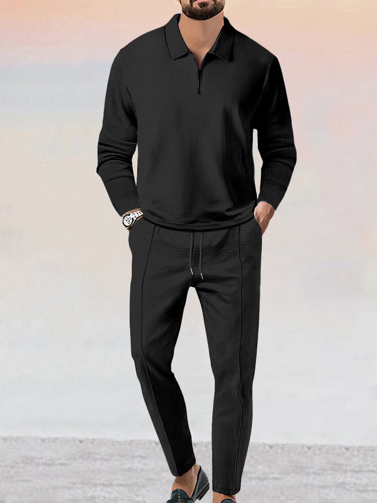 Cozy Athleisure Waffle 2-Piece Set (Live Only) - Image 2