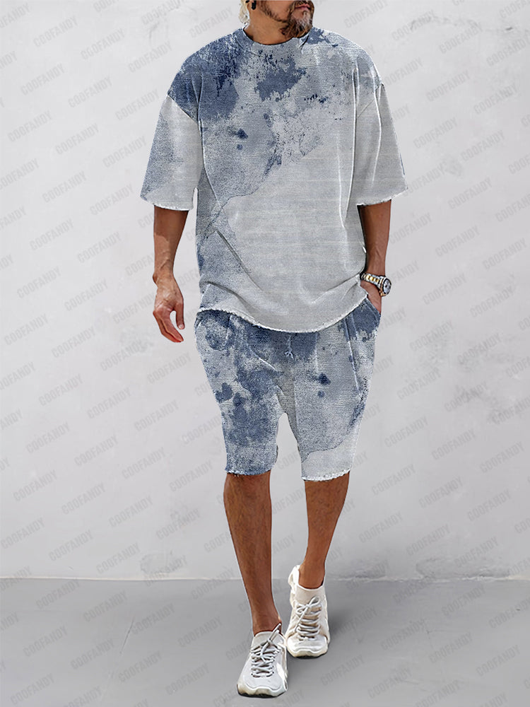 Cozy Creative Printed Athleisure Set - Image 2