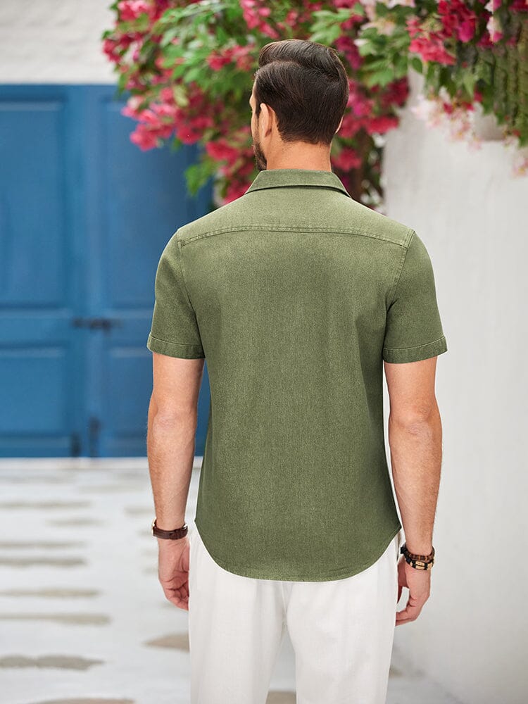 Cozy Denim Work Shirt (US Only) - Image 9