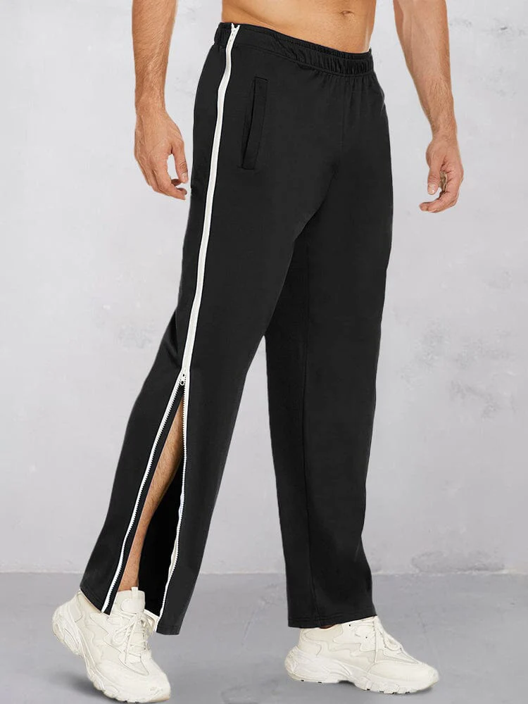 Cozy Dual Side Zippers Pants - Image 2