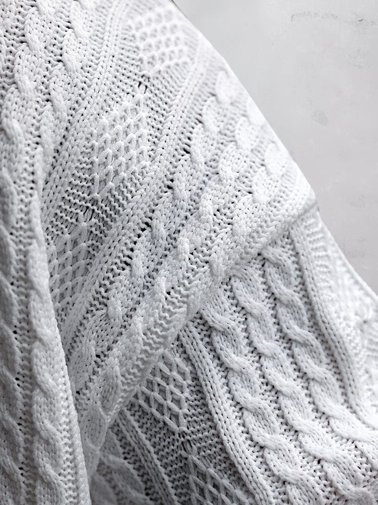 Casual Cable Knit T-shirt Set - Image 11