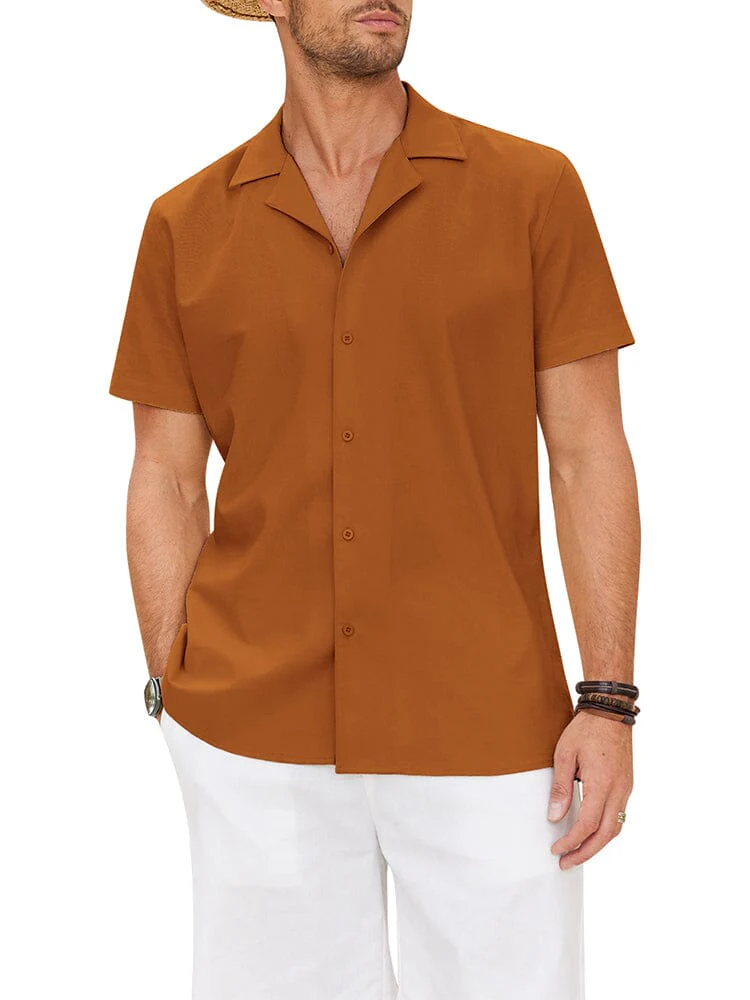Cozy Linen Blend Lapel Shirt (US Only) - Image 7