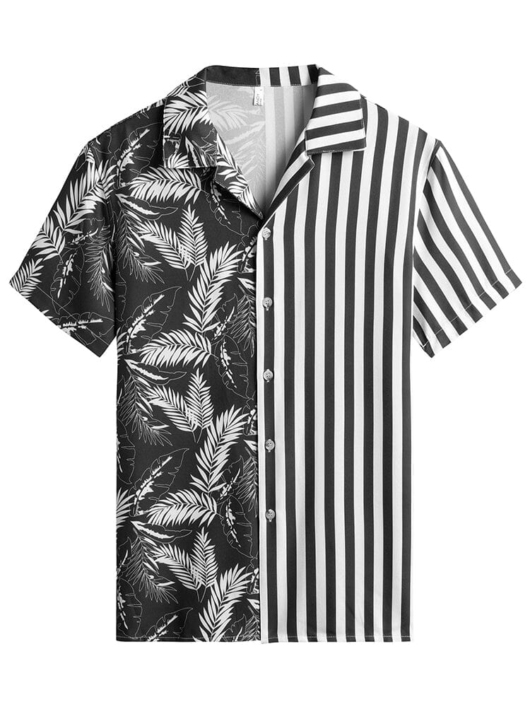 Cozy Stripe Splicing Shirt (US Only) - Image 4